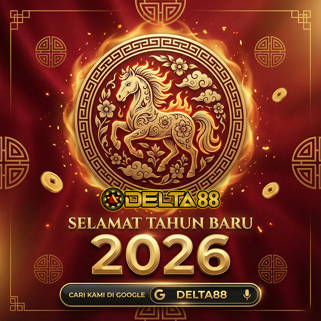 Kartu ucapan selamat tahun baru 2026 - DELTA88